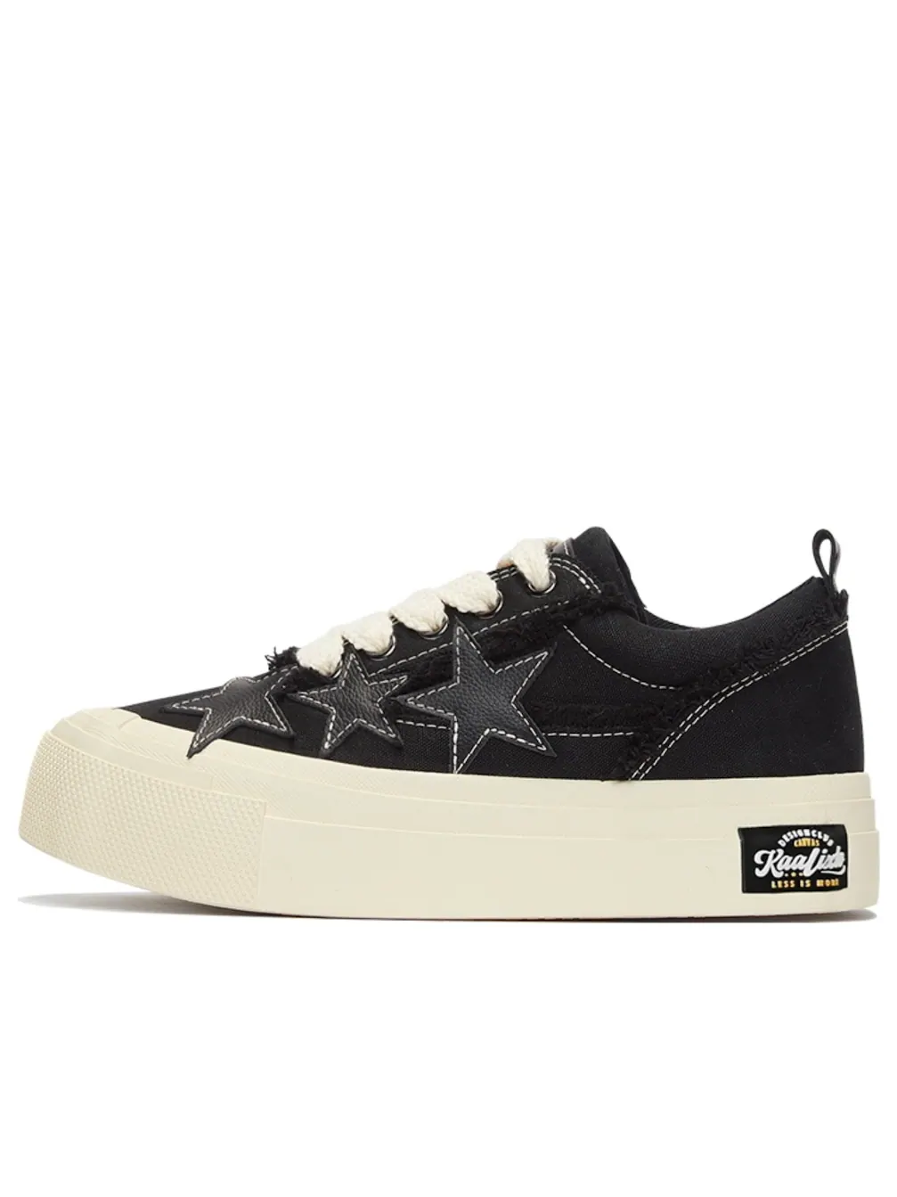 Kaalixto Skateboarding Canvas Low 'Black Leather' — бежевый
