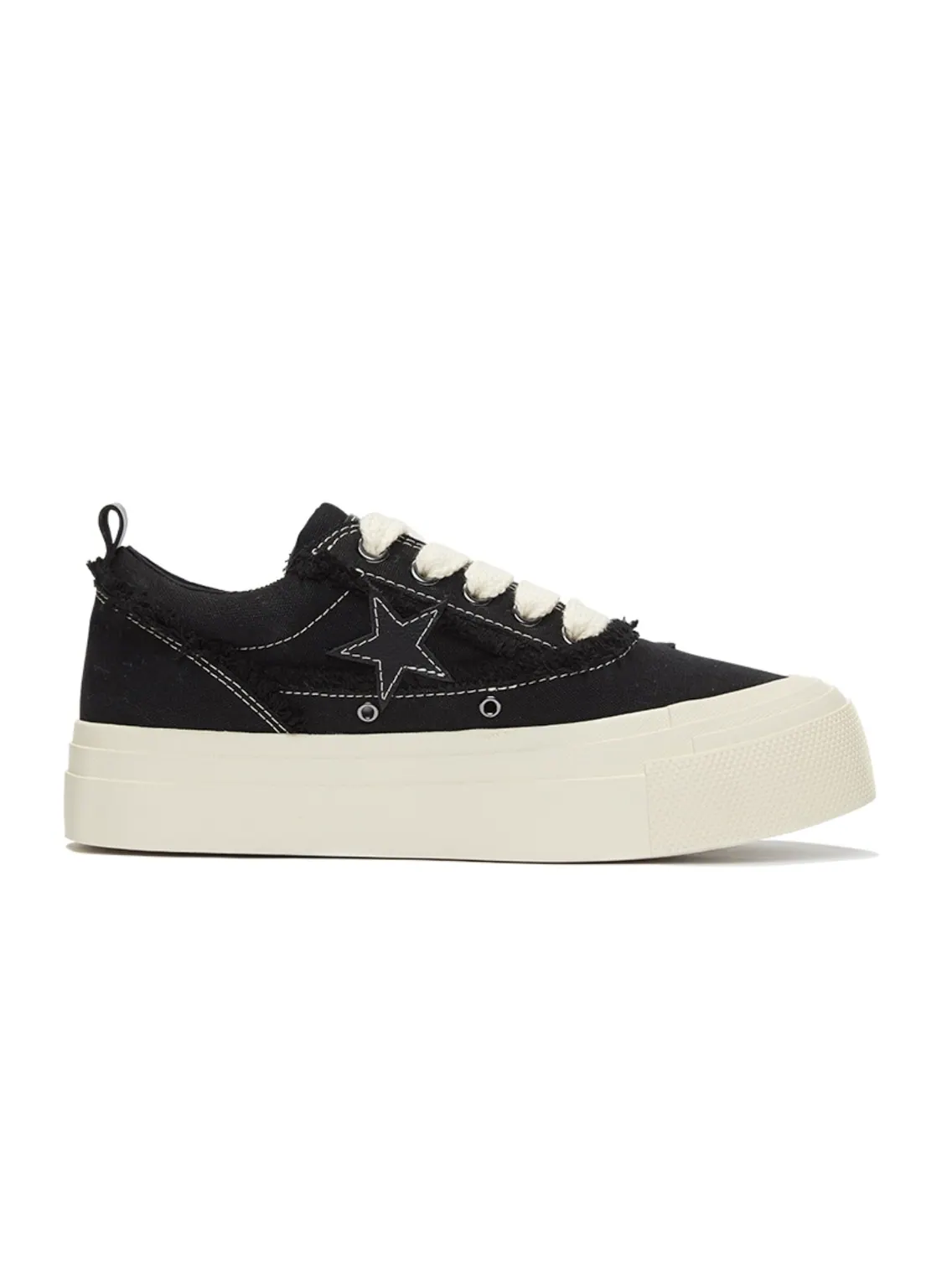 Kaalixto Skateboarding Canvas Low 'Black Leather' — изображение 2 из 6, черный/бежевый