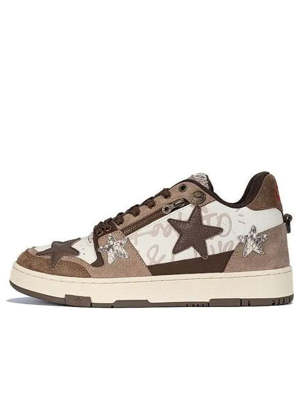 Кроссовки skateboarding retro low 'vintage brown' Kaalixto — бежевый