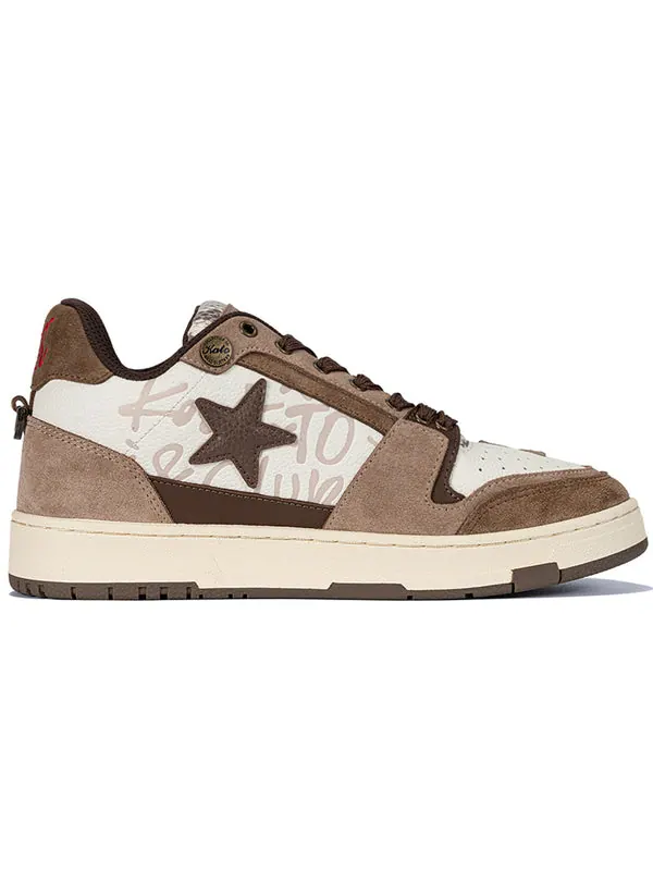 Кроссовки skateboarding retro low 'vintage brown' Kaalixto — изображение 2 из 4, коричневый/бежевый
