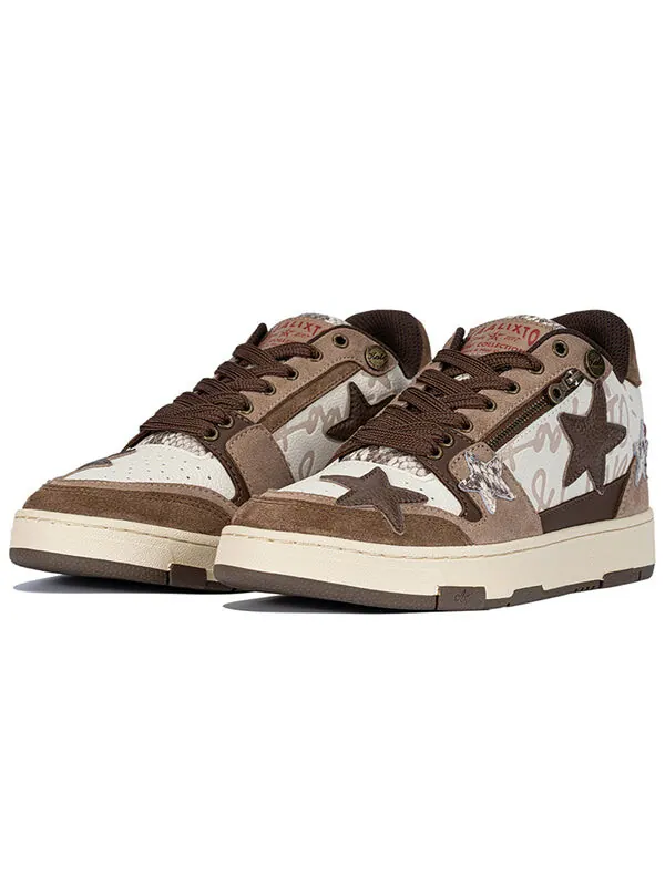 Кроссовки skateboarding retro low 'vintage brown' Kaalixto — изображение 3 из 4, коричневый/бежевый
