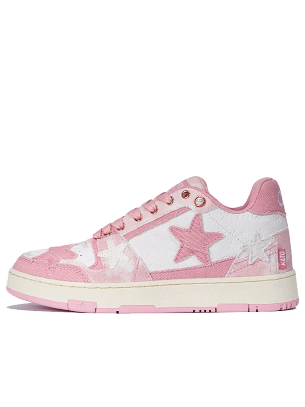 Kaalixto Skateboarding Mid 'Pink Cloud Stars' — бежевый
