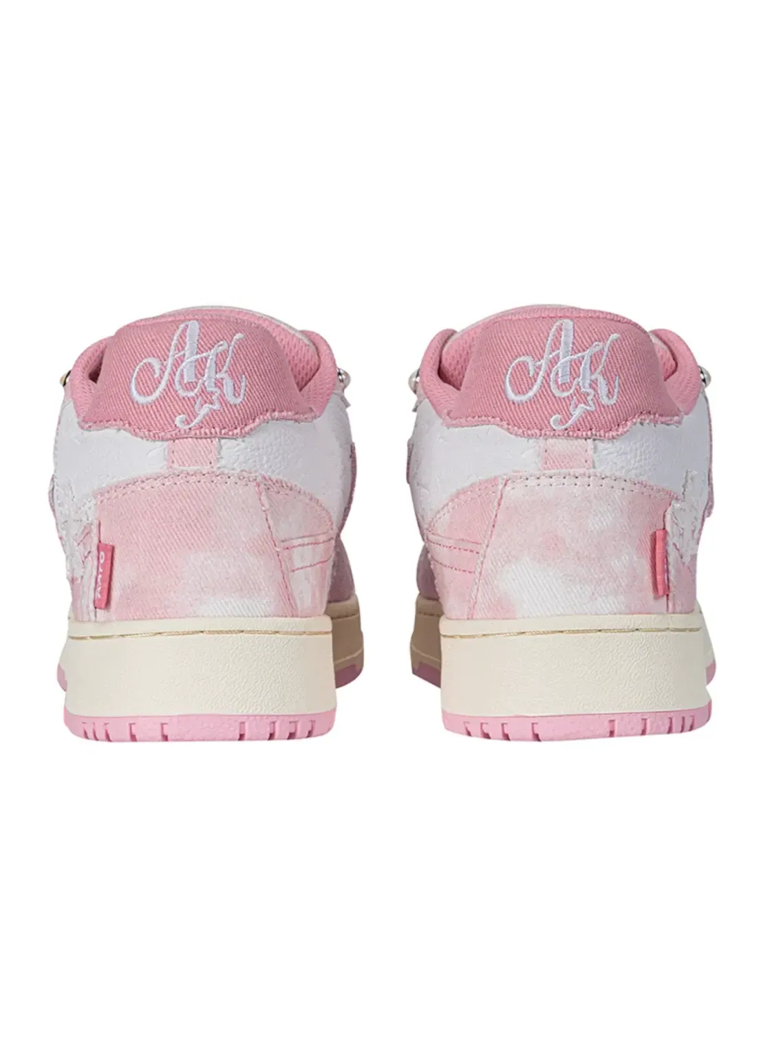 Кроссовки KAALIXTO Skateboarding Mid 'Pink Cloud Stars' — изображение 5 из 6, розовый