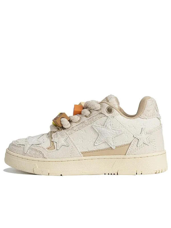 Кроссовки skateboarding retro low 'jacquard lace' Kaalixto — бежевый