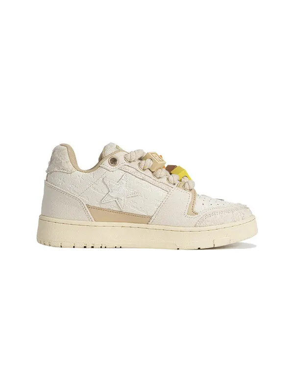 Кроссовки skateboarding retro low 'jacquard lace' Kaalixto — изображение 2 из 4, бежевый
