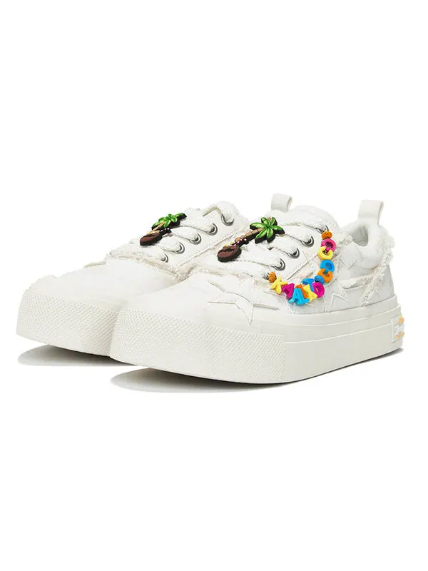 Кроссовки skateboarding canvas low 'blue coco' Kaalixto — изображение 3 из 4, бежевый