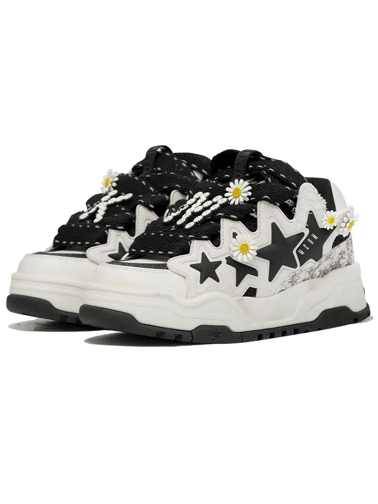 Кроссовки KAALIXTO x METAIDAISY Skateboarding Low 'White Black' — изображение 3 из 6, белый