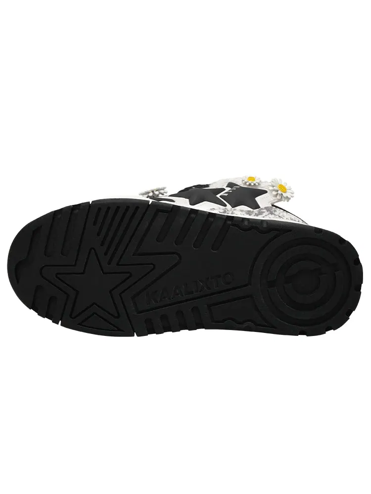 Кроссовки KAALIXTO x METAIDAISY Skateboarding Low 'White Black' — изображение 6 из 6, белый