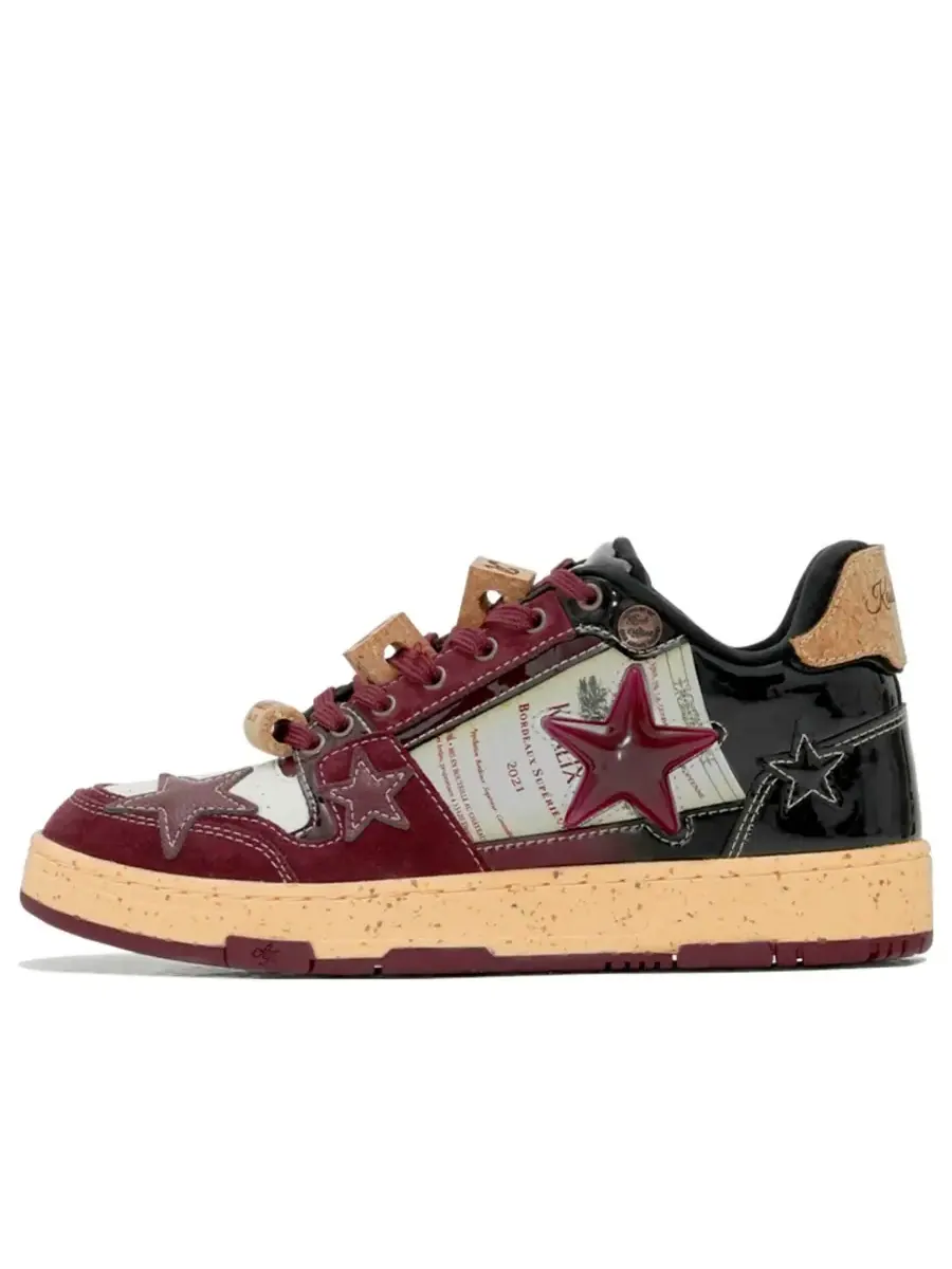 Кроссовки KAALIXTO Skateboarding Low 'Red Wine'