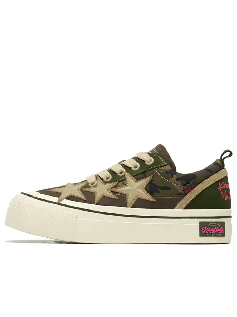 Кроссовки KAALIXTO Skateboarding Canvas Low 'Camouflage'
