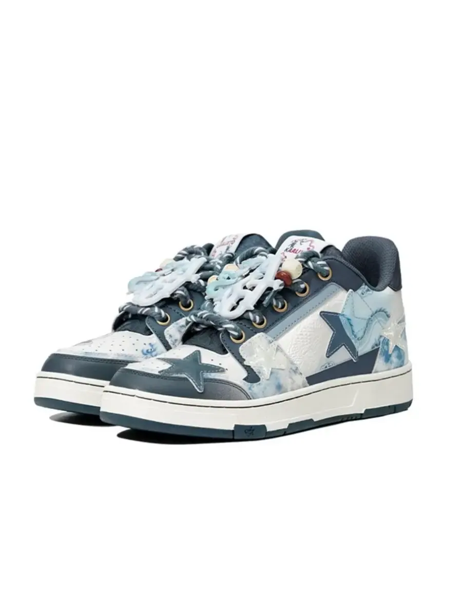 Кроссовки KAALIXTO Skateboarding Low 'Azure Dragon' — изображение 3 из 5, синий