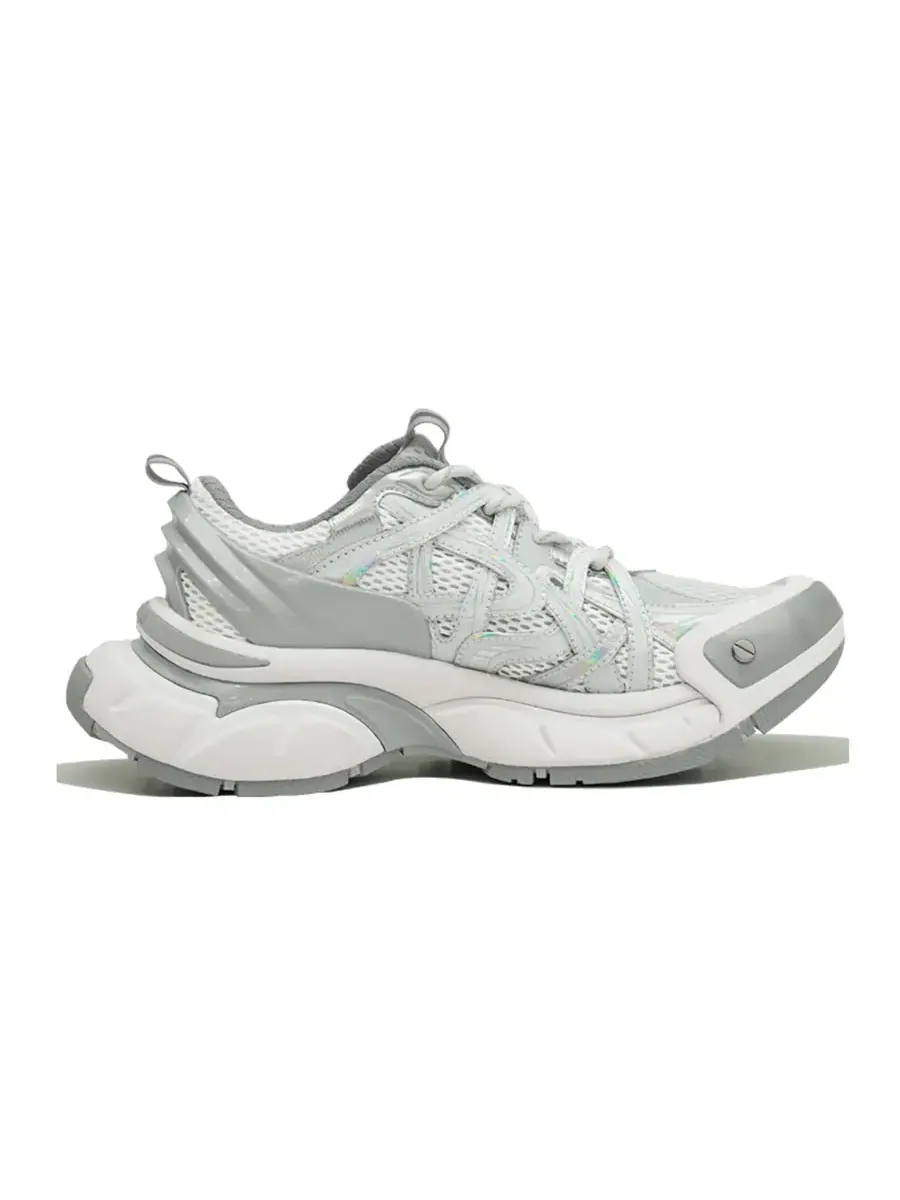 Кроссовки KAALIXTO Chunky 'Silver White' — изображение 2 из 6, серебряный