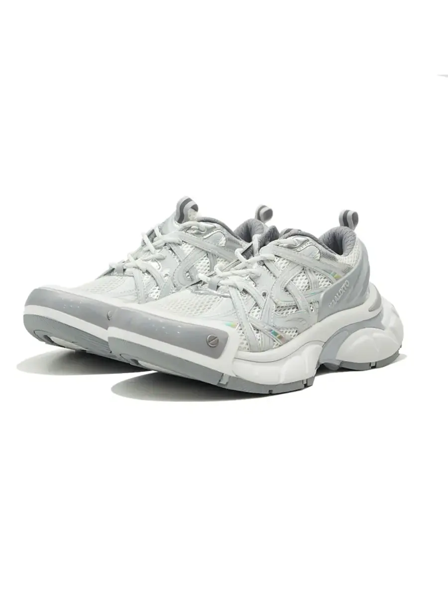 Кроссовки KAALIXTO Chunky 'Silver White' — изображение 3 из 6, серебряный
