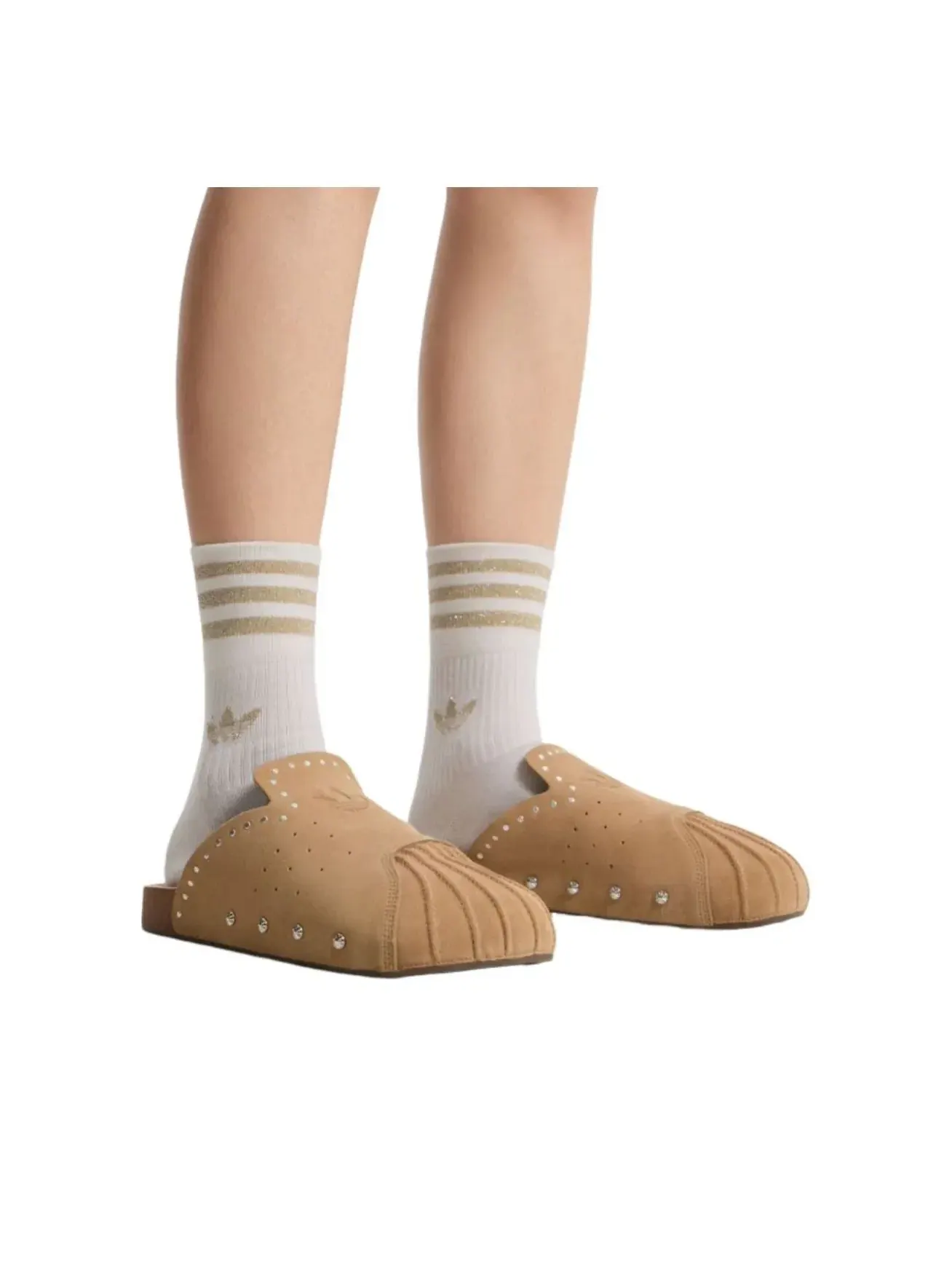 Шлепанцы Adidas Adimule 'Cardboard Gum' KZ6604 — изображение 5 из 5, бежевый
