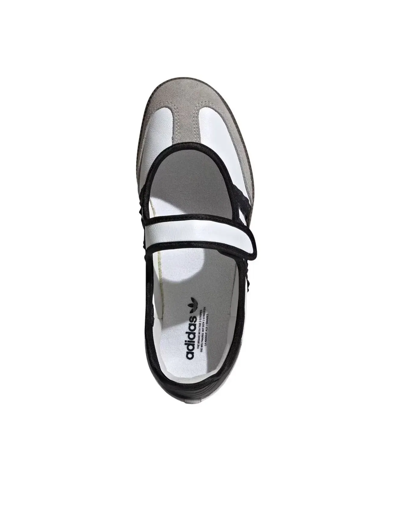 Женские кроссовки с замшевым верхом Samba Jane Adidas — изображение 2 из 5, белый