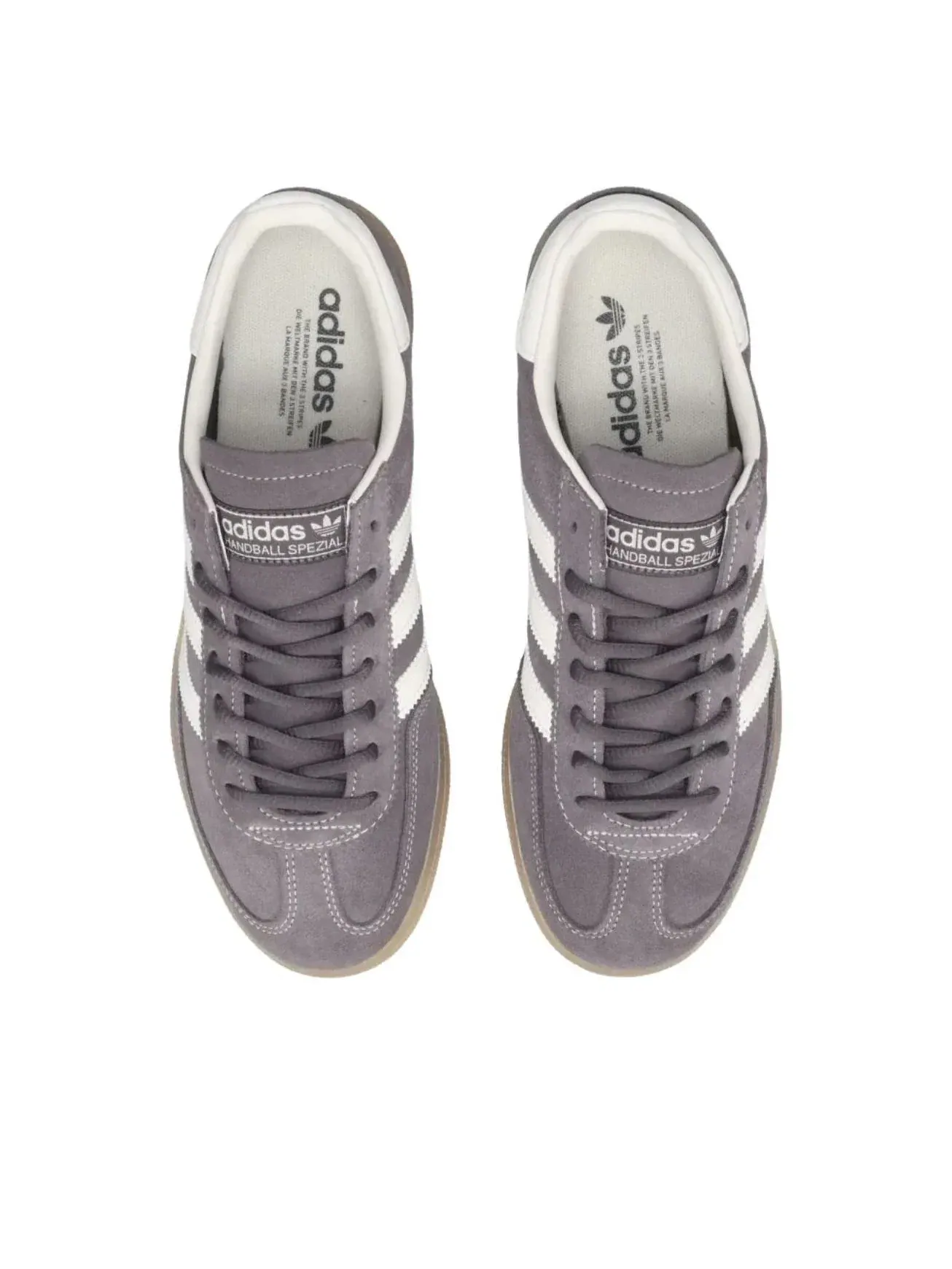 Кроссовки Adidas Handball Spezial Grey Strata Gum KZ6705 — изображение 5 из 5, серый