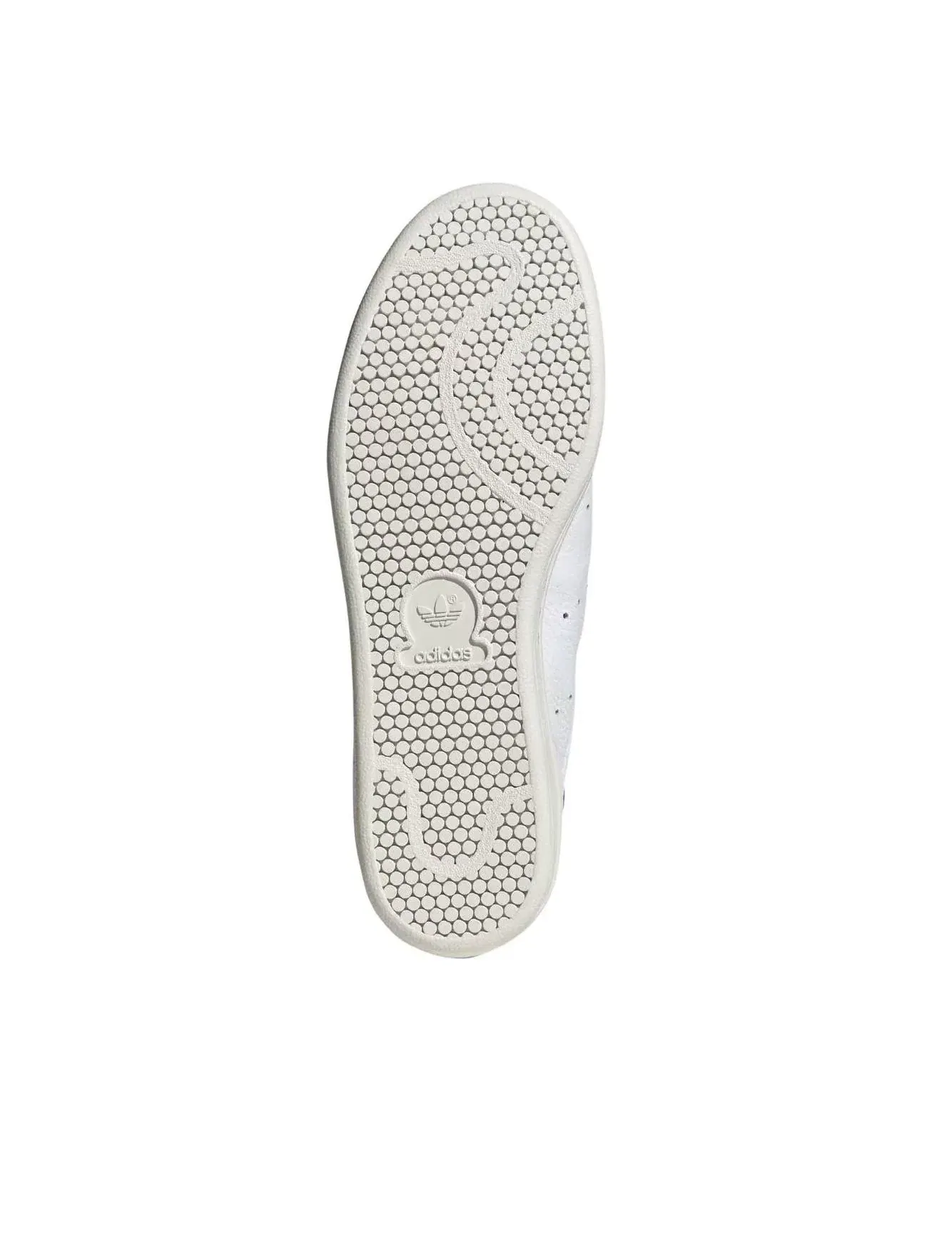 Мужские кроссовки с кожаным верхом Stan Smith Cloud White Focus Blue Adidas — изображение 3 из 5, белый