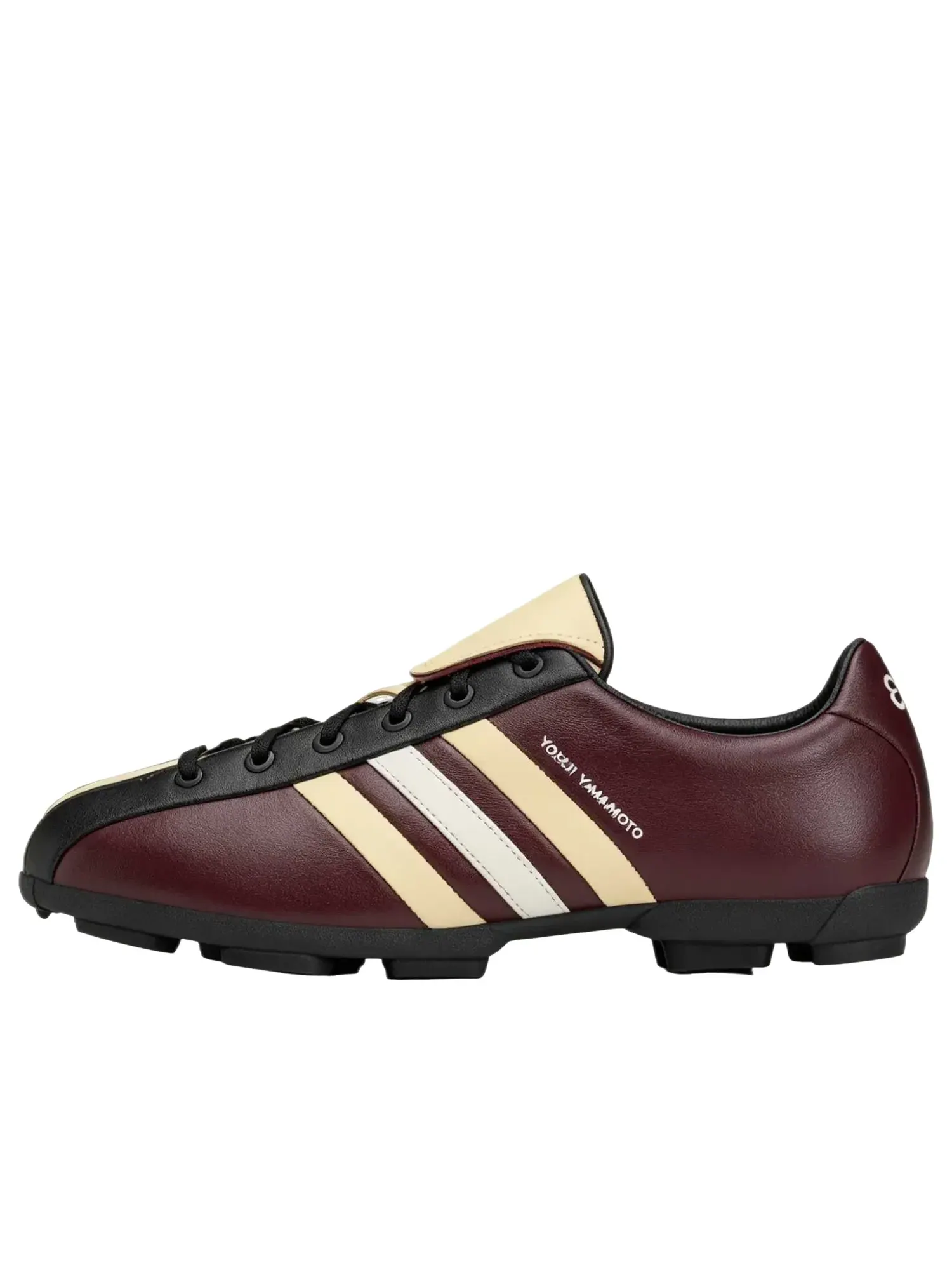 Мужские кроссовки с кожаным верхом Y-3 Night Red Black Easy Yellow Adidas — изображение 1 из 5, красный