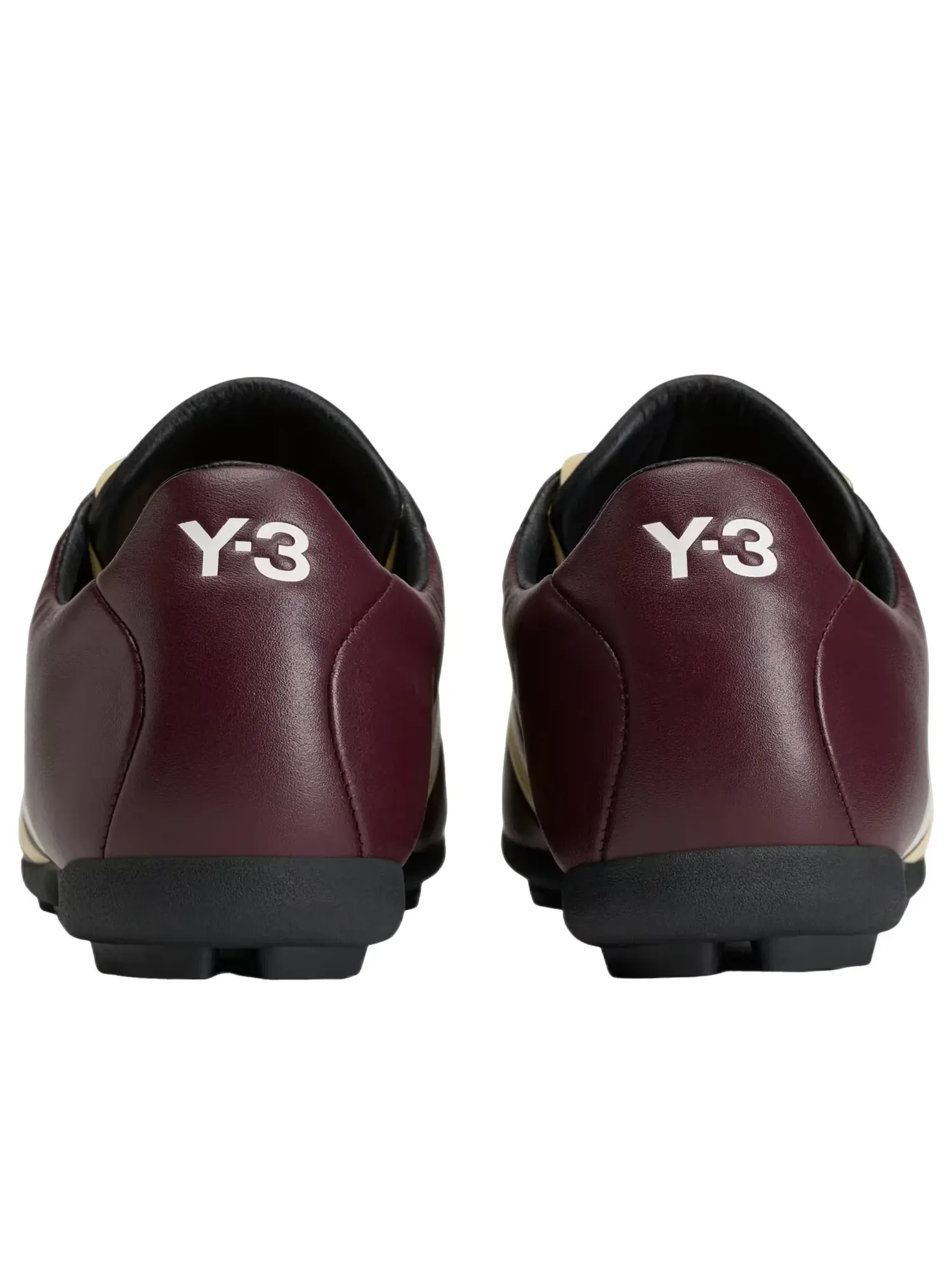 Мужские кроссовки с кожаным верхом Y-3 Night Red Black Easy Yellow Adidas — изображение 4 из 5, красный