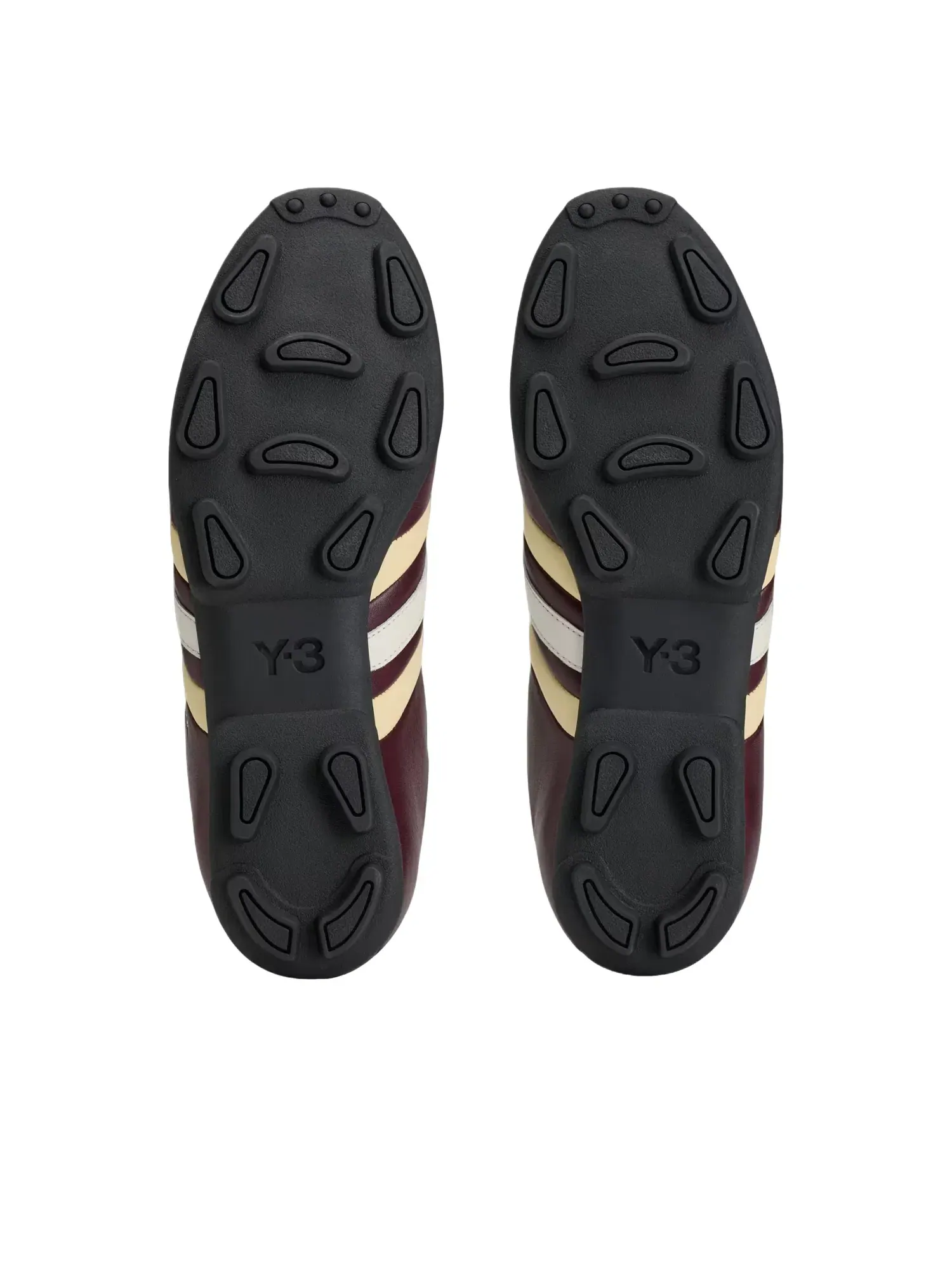 Мужские кроссовки с кожаным верхом Y-3 Night Red Black Easy Yellow Adidas — изображение 5 из 5, красный