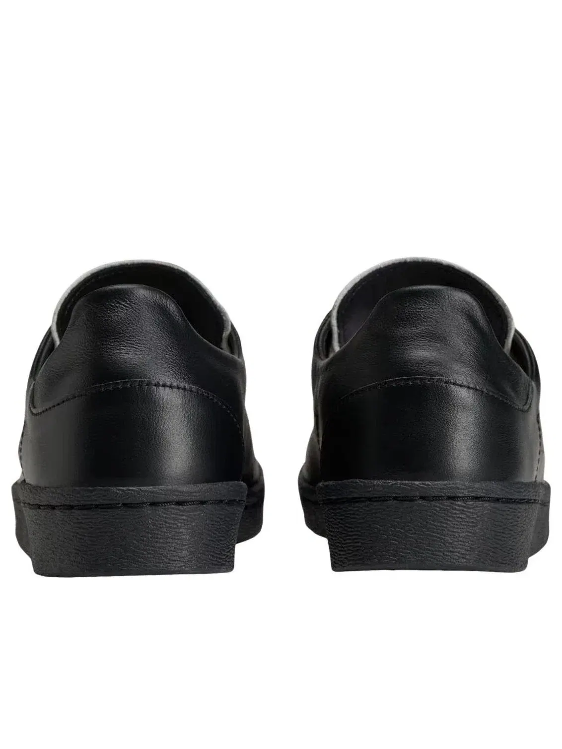 Мужские кроссовки с кожаным верхом Y-3 Superstar Adidas — изображение 5 из 5, черный