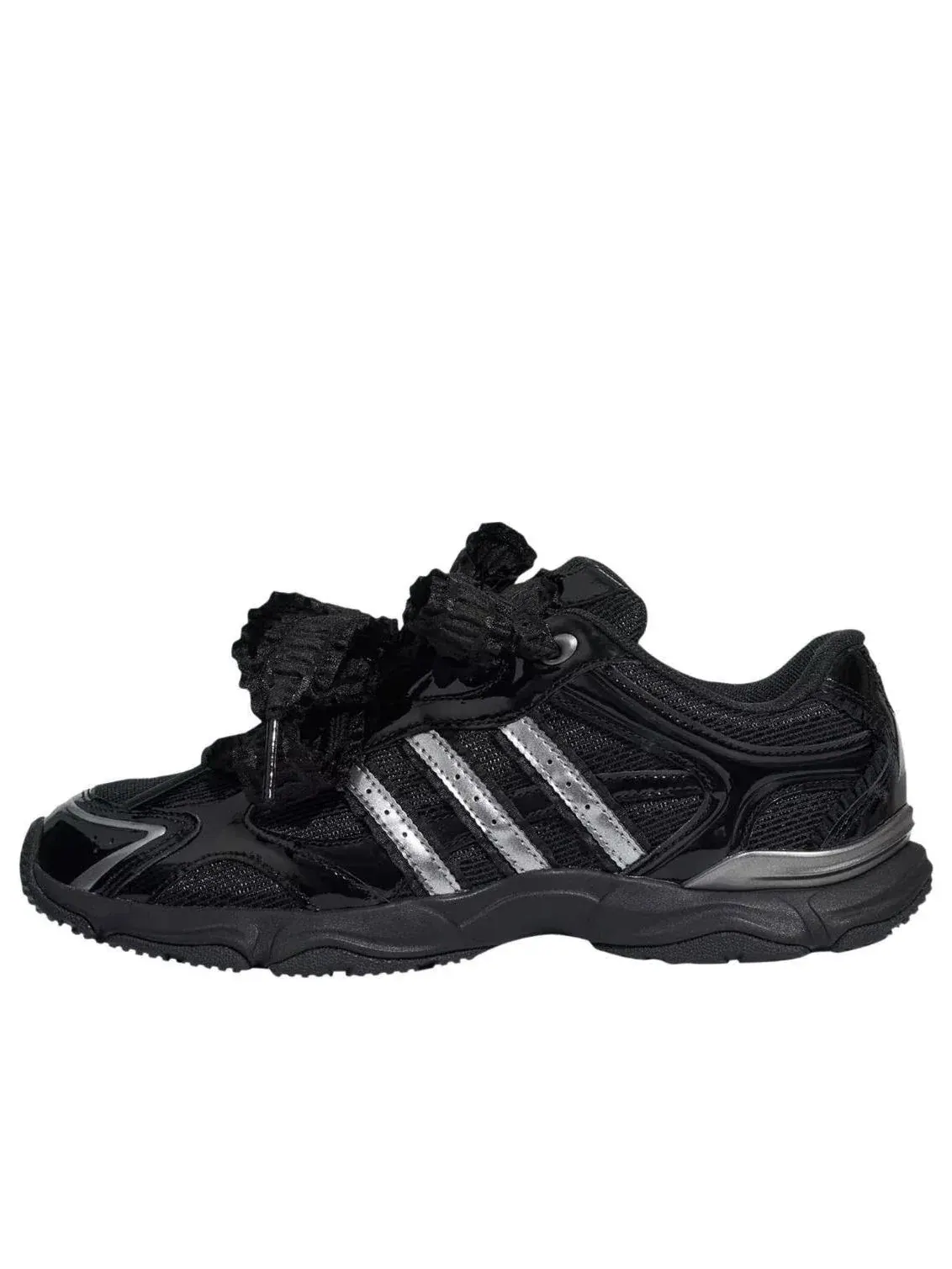 Женские кроссовки с закрытой шнуровкой Whisper Glide Adidas — изображение 1 из 5, черный