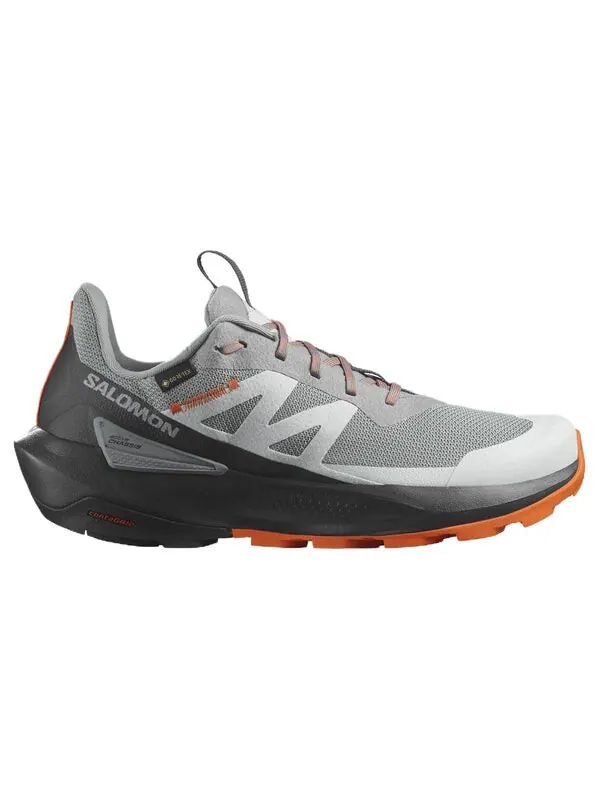 Кроссовки elixir activ gore-tex 'sharkskin' Salomon — изображение 2 из 4, серый/оранжевый/черный