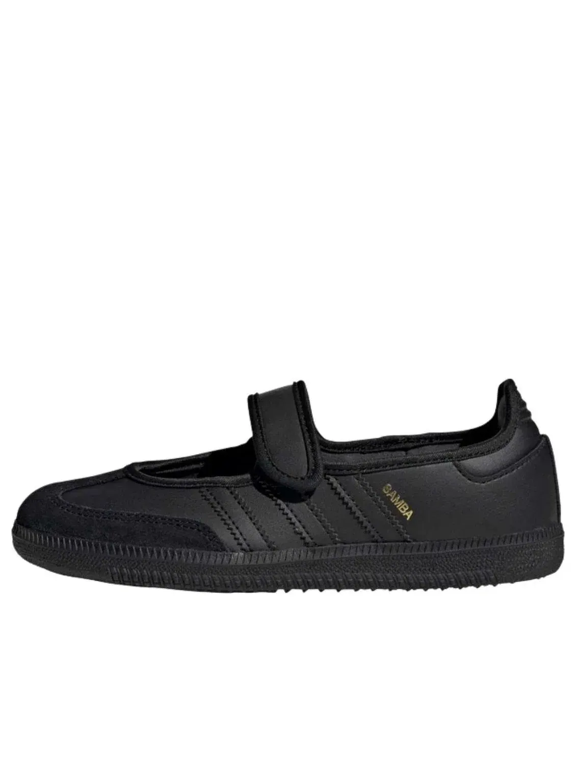 Женские кроссовки Samba Jane Triple Black Adidas — изображение 1 из 5, черный