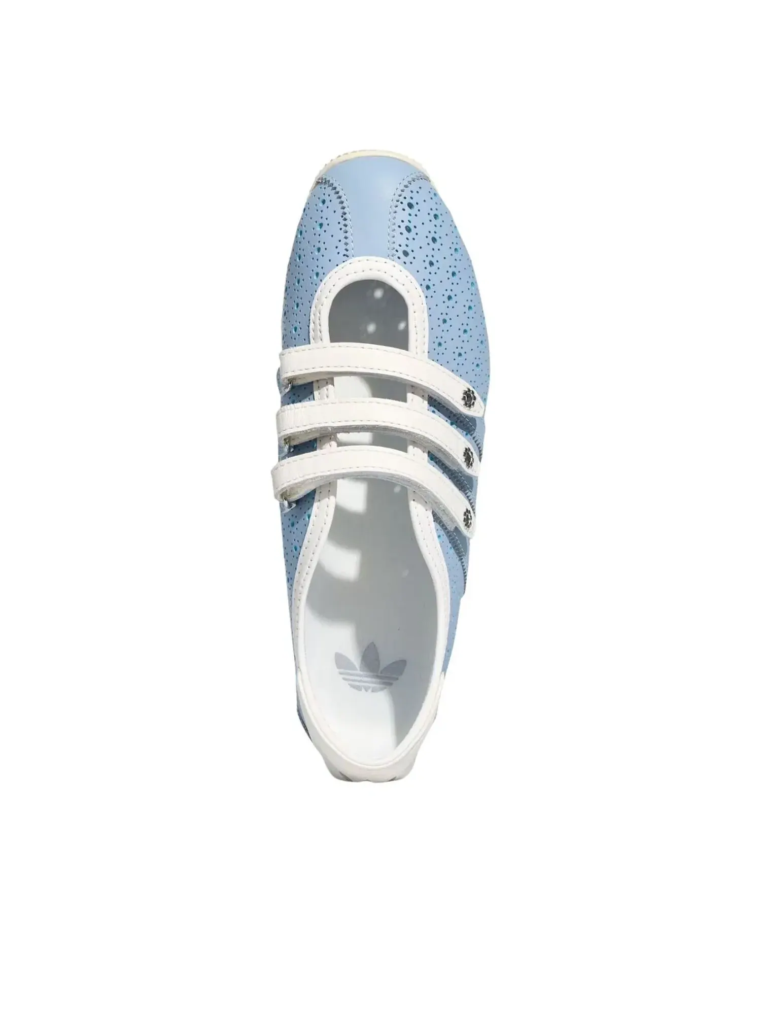 Женские кроссовки-балетки с ремешком на липучке Anfu Mary Jane Adidas — изображение 2 из 6, синий