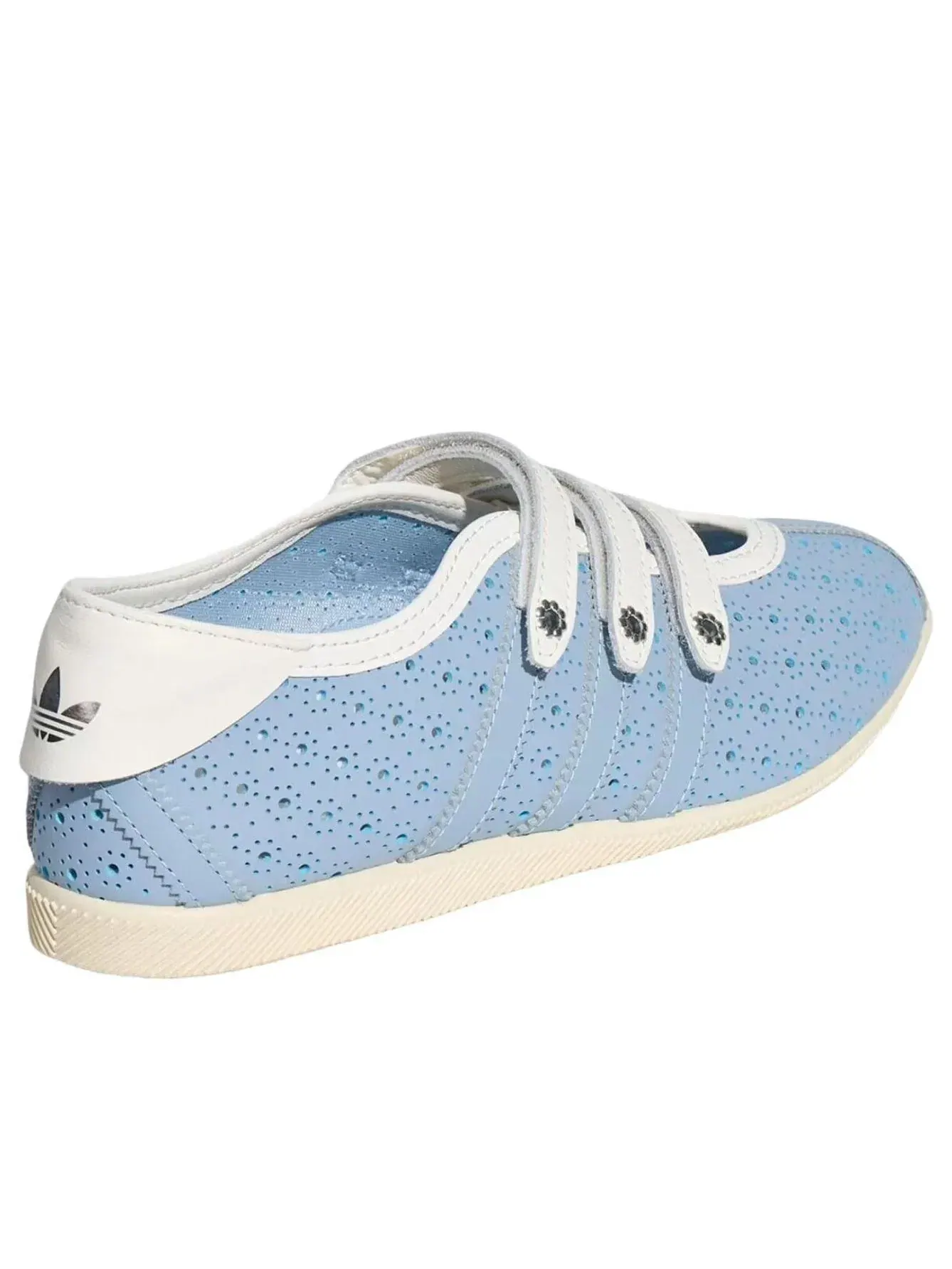 Женские кроссовки-балетки с ремешком на липучке Anfu Mary Jane Adidas — изображение 4 из 6, синий