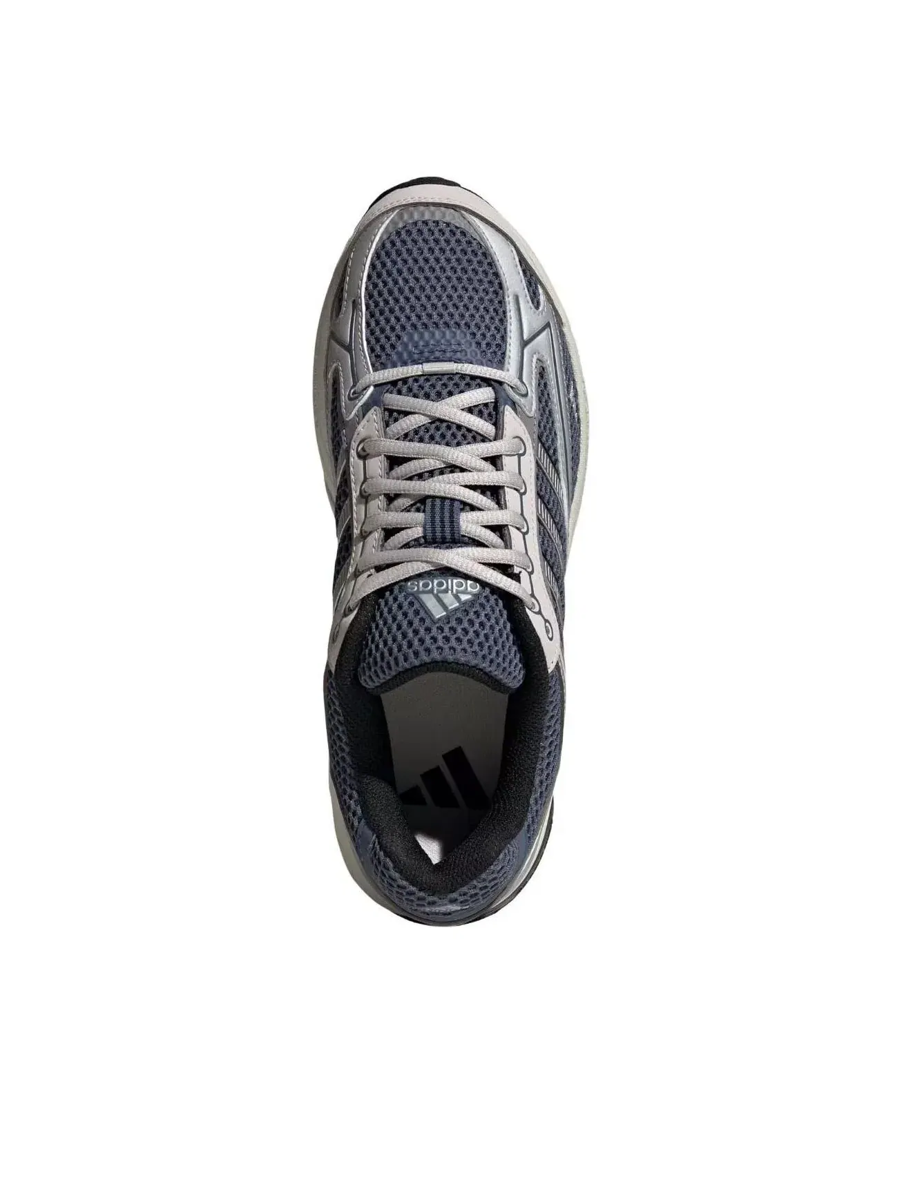 Мужские кроссовки с шнуровкой Preloved Ink Silver Metallic Adidas — изображение 2 из 5, серый