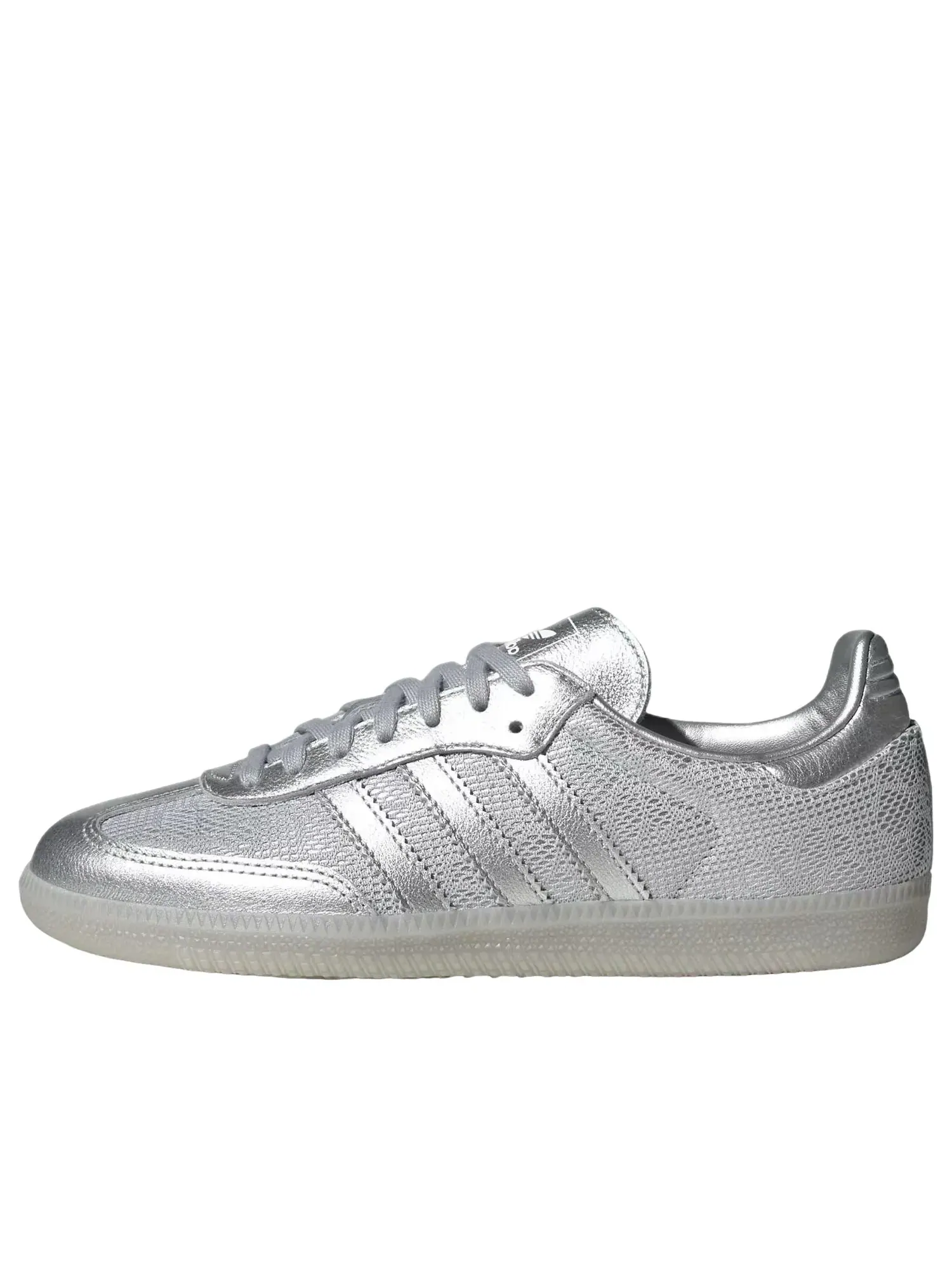 Кроссовки Adidas Samba OG 'Silver Metallic' LA2687 — изображение 1 из 4, серебряный