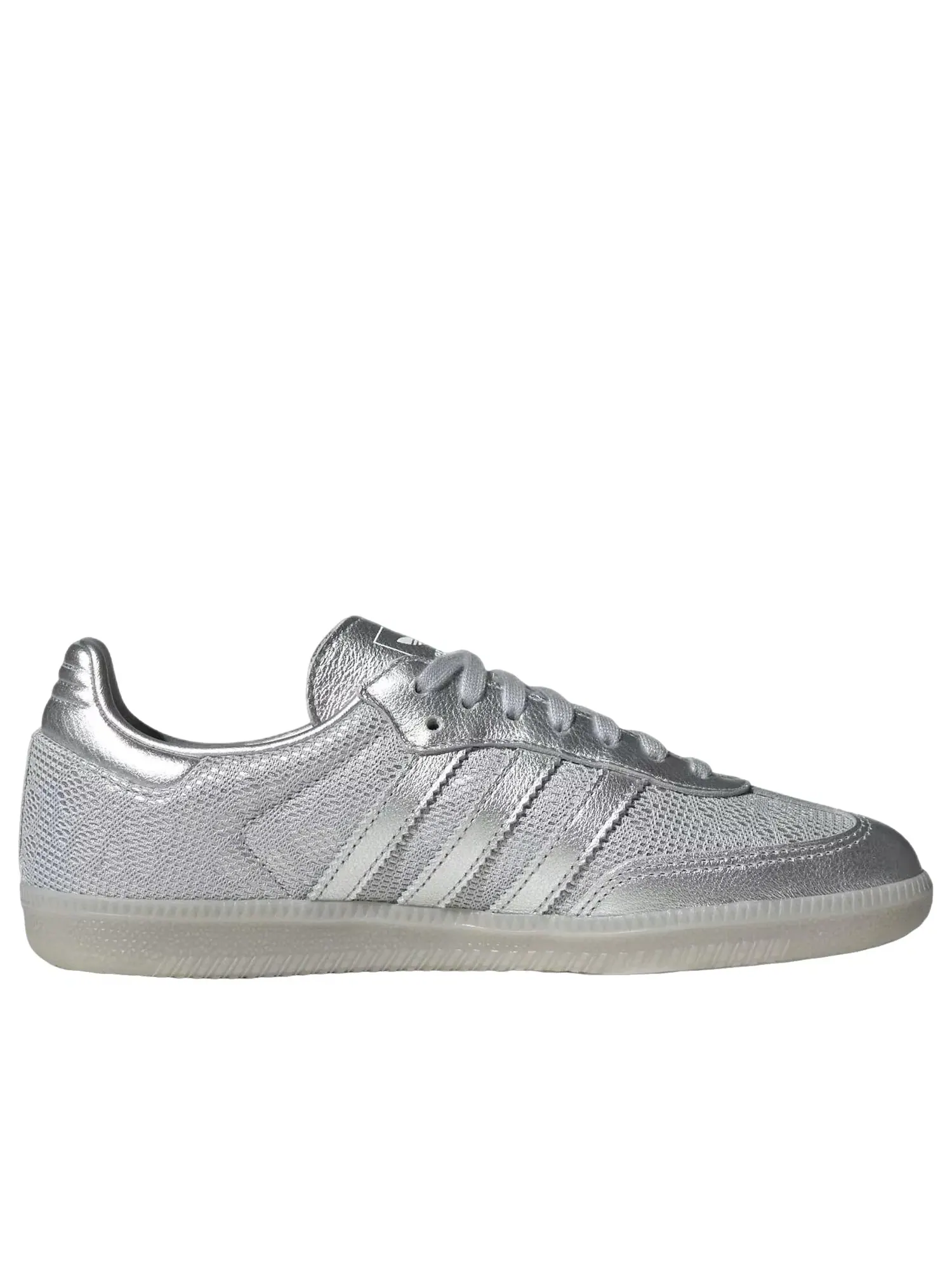Кроссовки Adidas Samba OG 'Silver Metallic' LA2687 — изображение 4 из 4, серебряный
