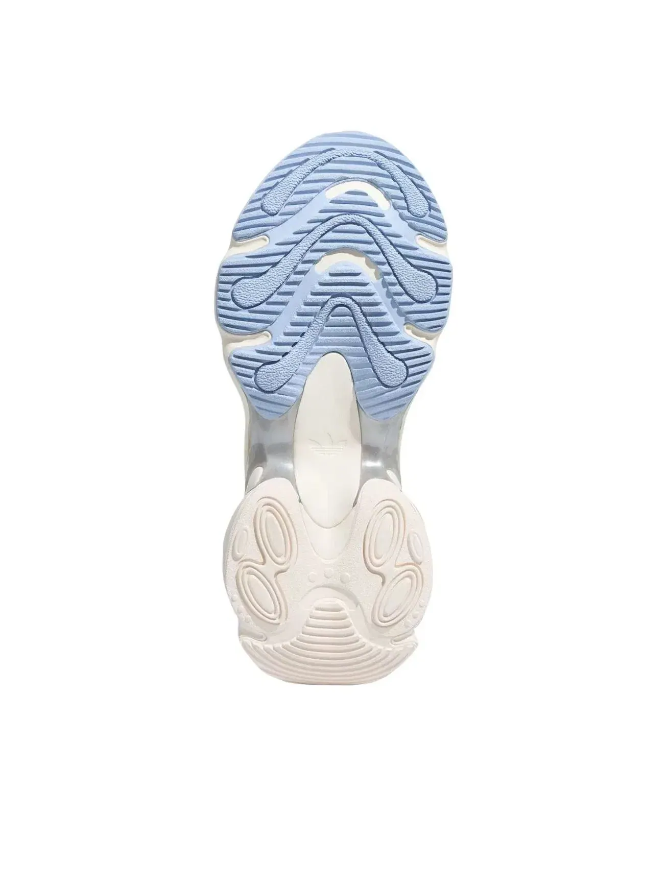 Женские кроссовки с шнуровкой Core White Crystal Sky Adidas — изображение 3 из 5, синий