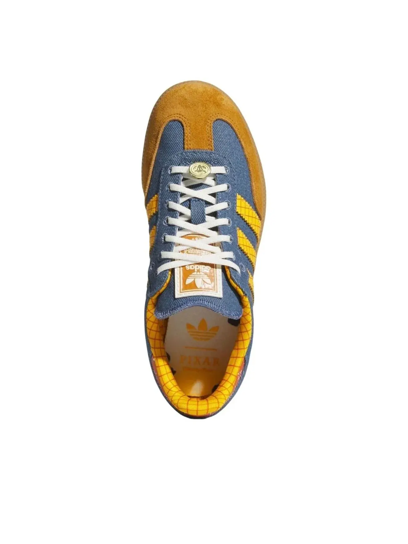 Мужские кроссовки с принтом Samba Woody Adidas — изображение 4 из 5, синий