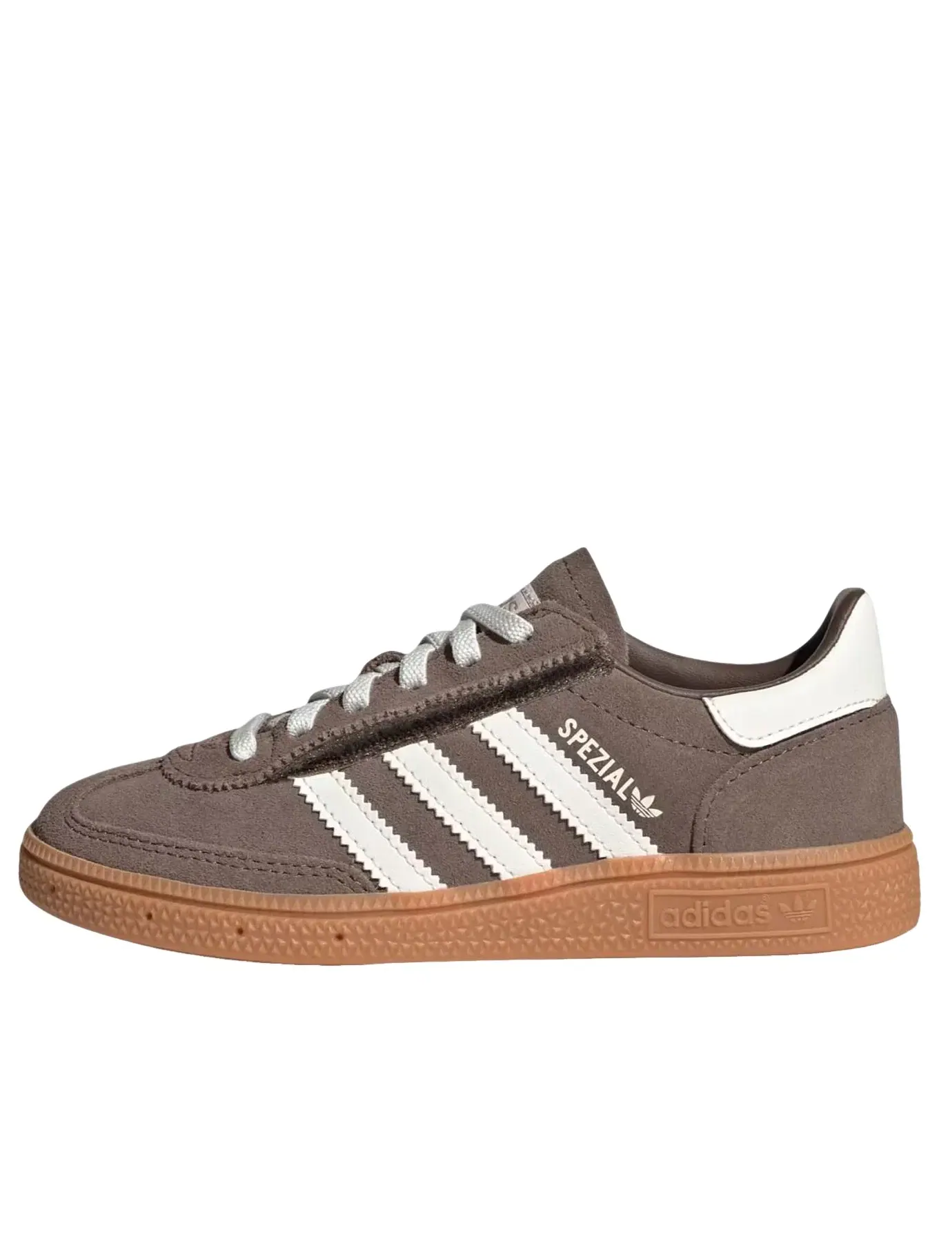 Детские кроссовки с эластичными шнурками Handball Spezial Adidas — изображение 1 из 4, коричневый