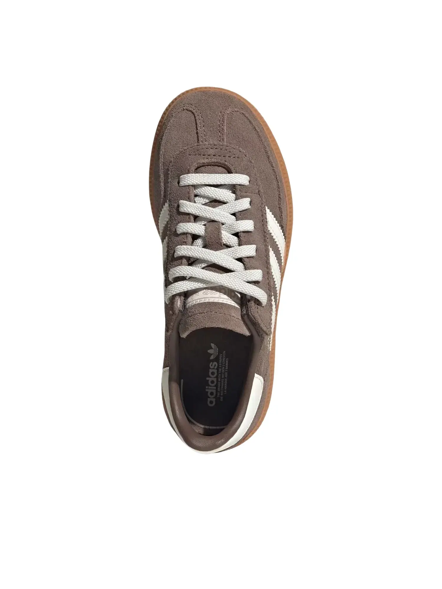 Детские кроссовки с эластичными шнурками Handball Spezial Adidas — изображение 3 из 4, коричневый