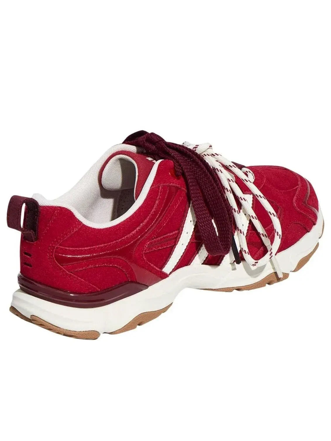 Женские кроссовки с замшевым верхом Whisper Glide Adidas — изображение 3 из 5, красный