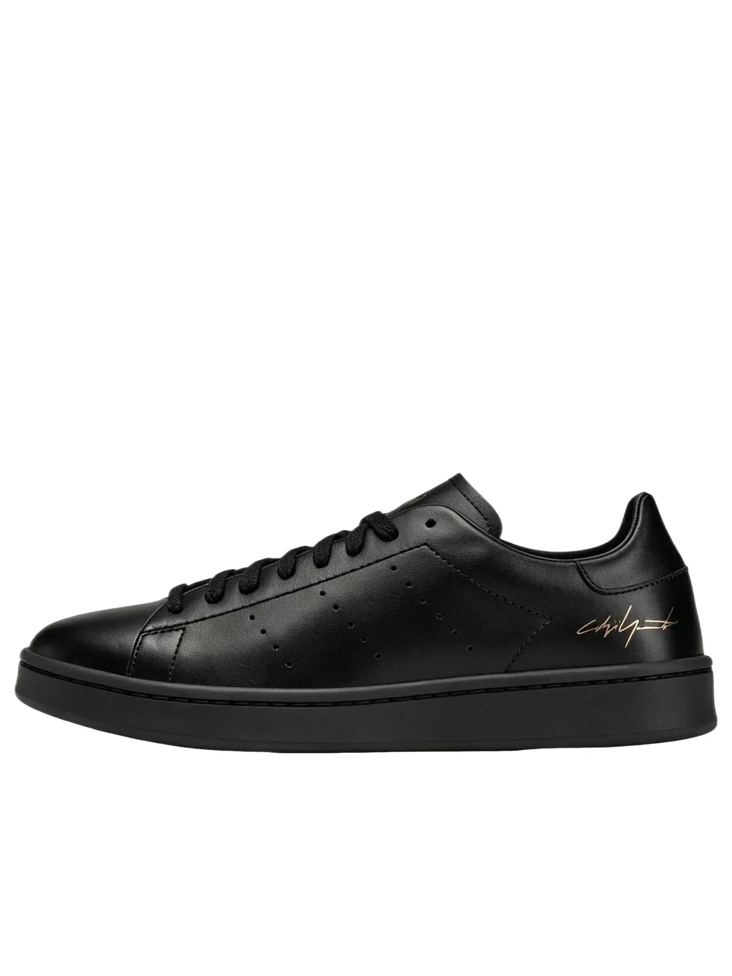Мужские кроссовки с кожаным верхом Y-3 Stan Smith Adidas — изображение 1 из 6, черный