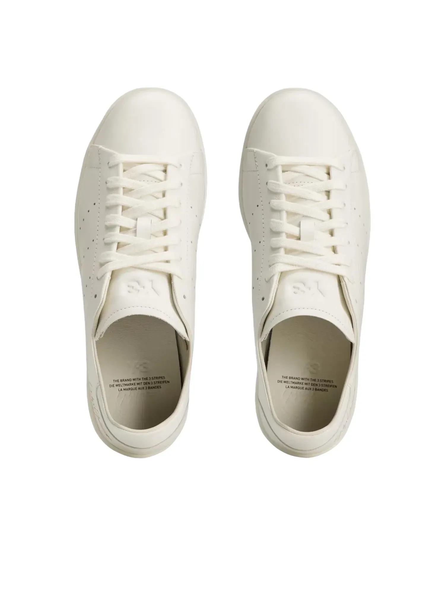 Мужские кроссовки с кожаным верхом Y-3 Stan Smith Adidas — изображение 5 из 7, белый