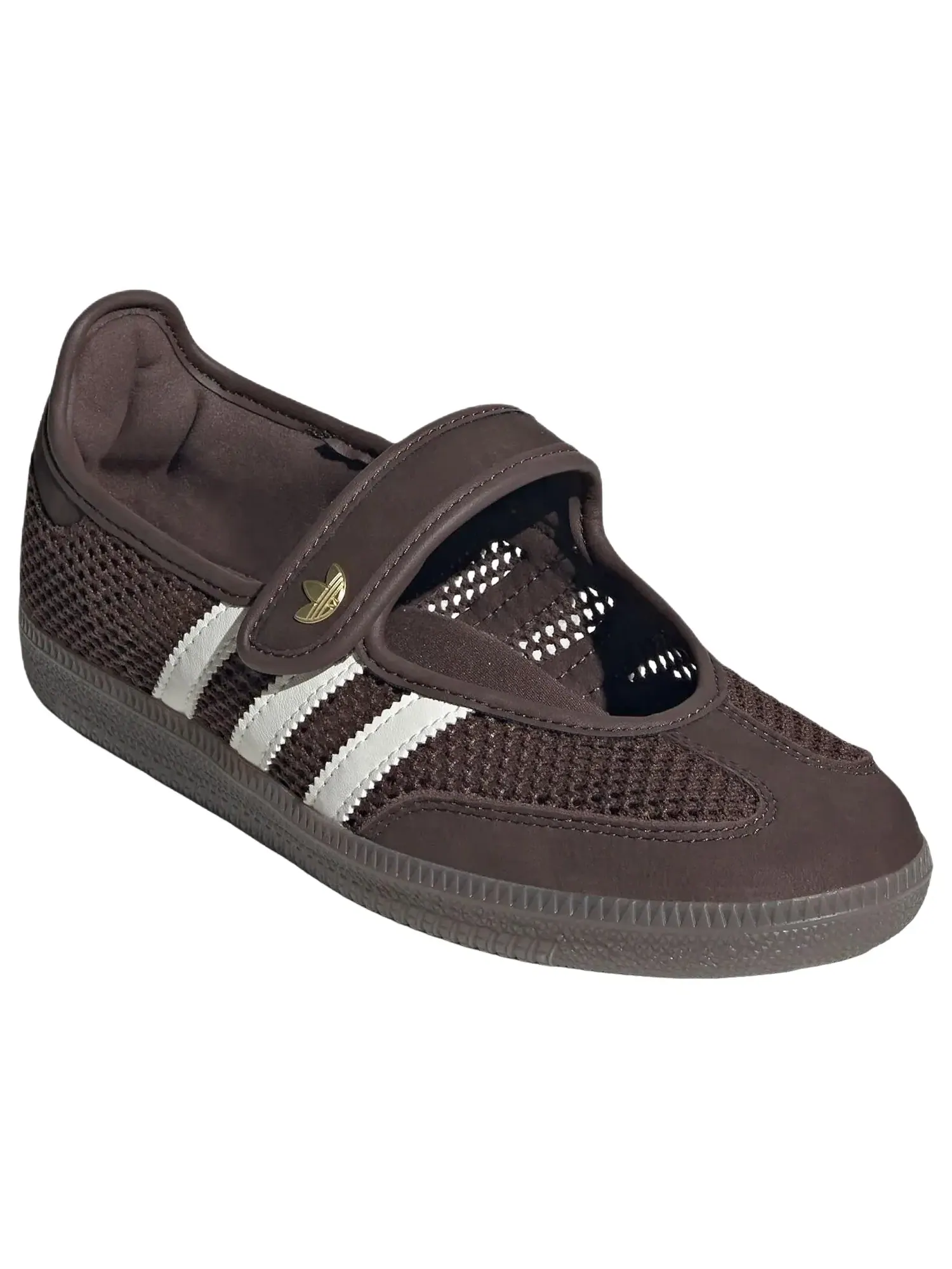 Женские кроссовки с замшевым верхом Samba Jane Adidas — изображение 2 из 6, коричневый