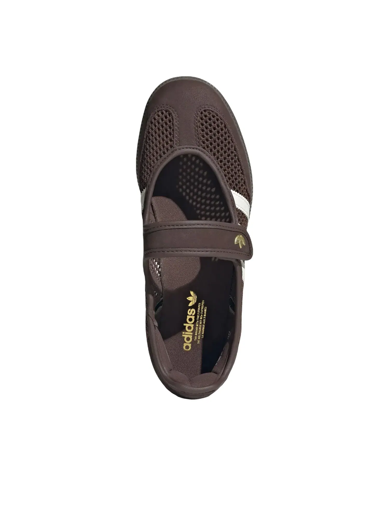 Женские кроссовки с замшевым верхом Samba Jane Adidas — изображение 4 из 6, коричневый