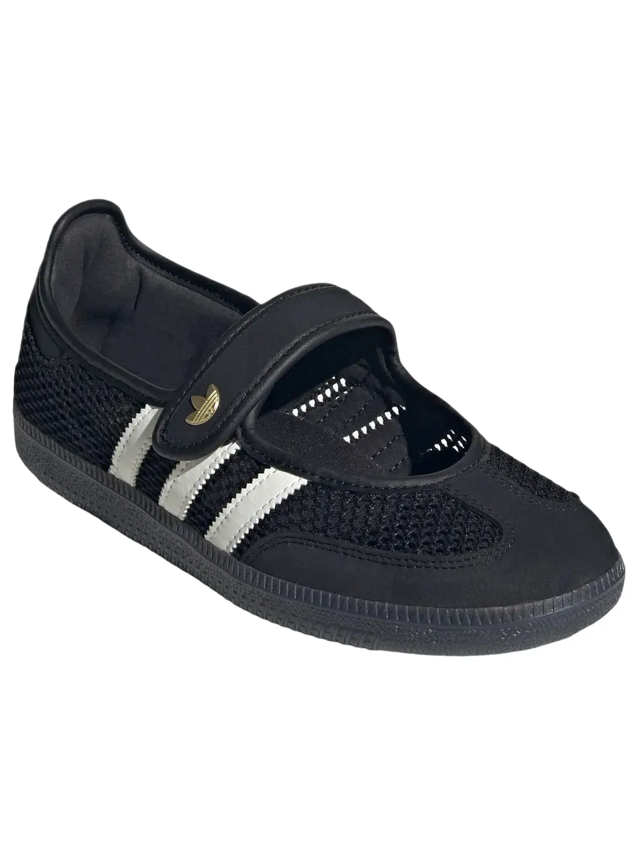 Женские кроссовки с замшевым верхом Samba Jane Adidas — изображение 2 из 4, черный