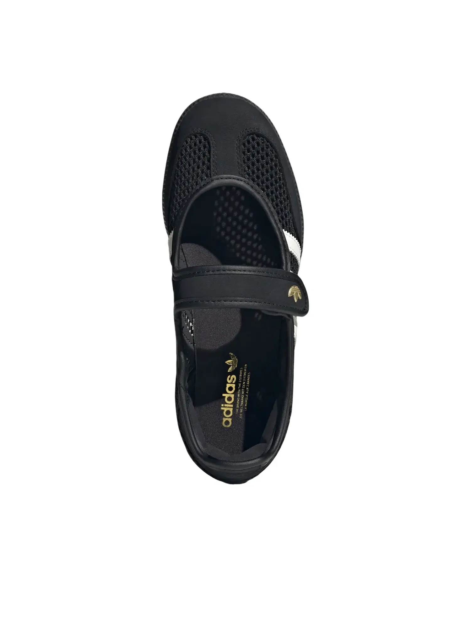 Женские кроссовки с замшевым верхом Samba Jane Adidas — изображение 3 из 4, черный