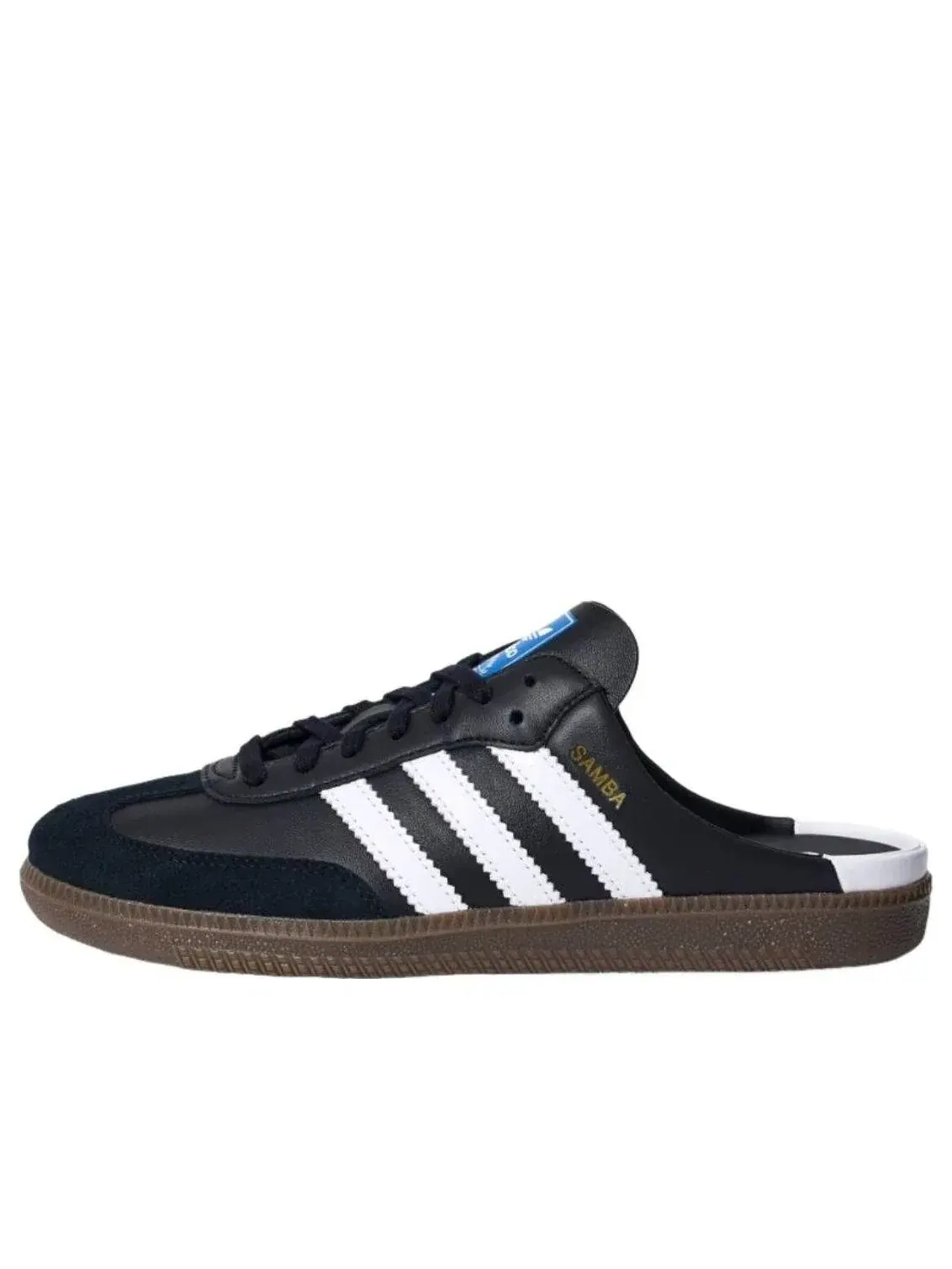 Женские сандалии-мюли с закрытым носком Samba Black White Adidas — изображение 1 из 5, черный