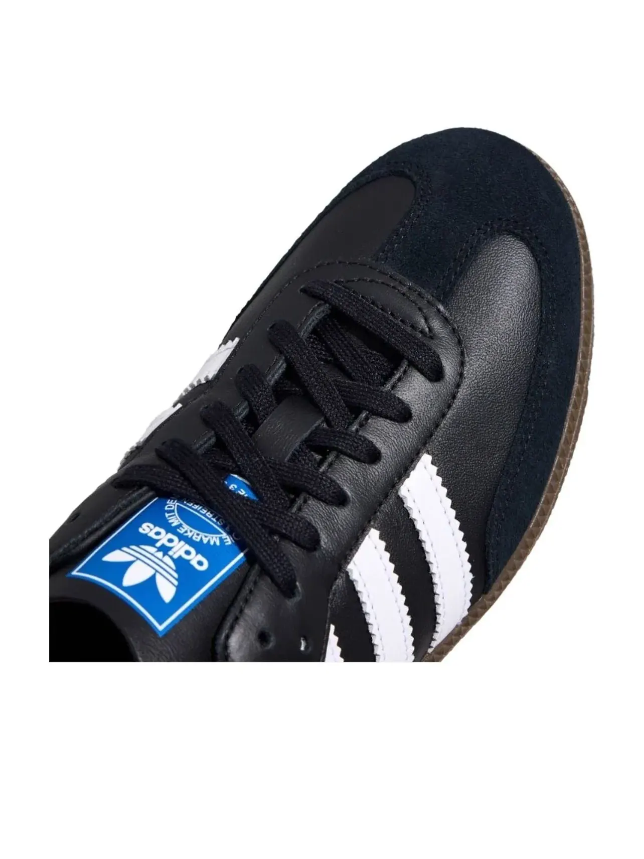 Женские сандалии-мюли с закрытым носком Samba Black White Adidas — изображение 4 из 5, черный