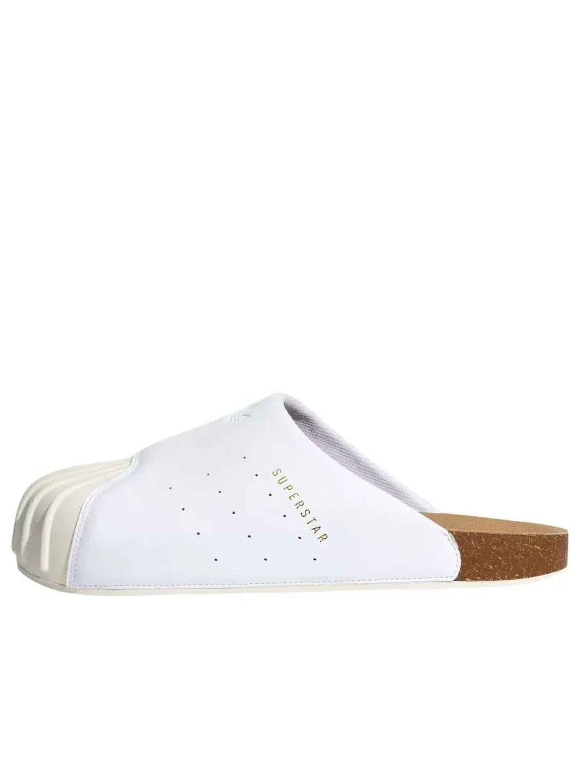 Мужские шлепанцы с закрытым носком Adidas Adimule Superstar Slides — изображение 1 из 5, белый