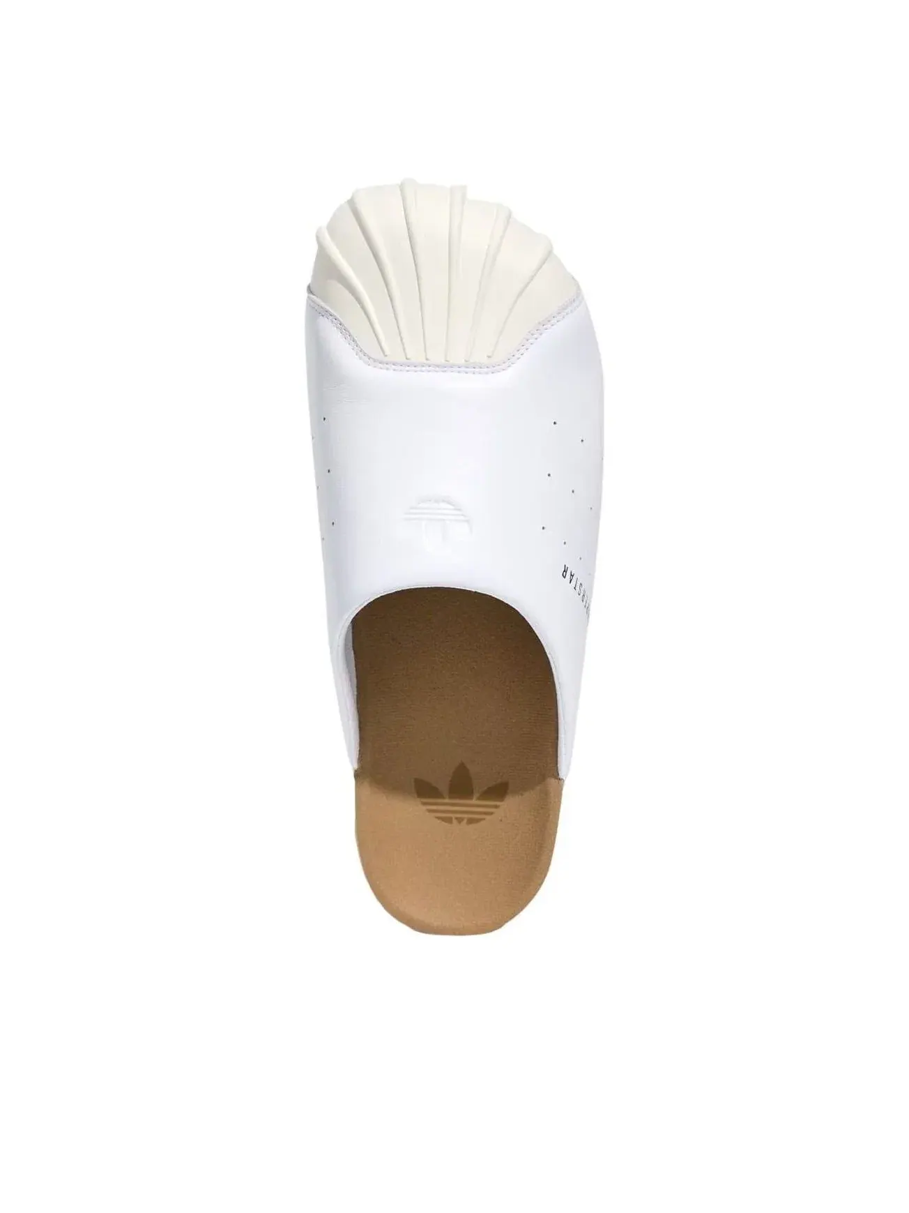 Мужские шлепанцы с закрытым носком Adidas Adimule Superstar Slides — изображение 2 из 5, белый