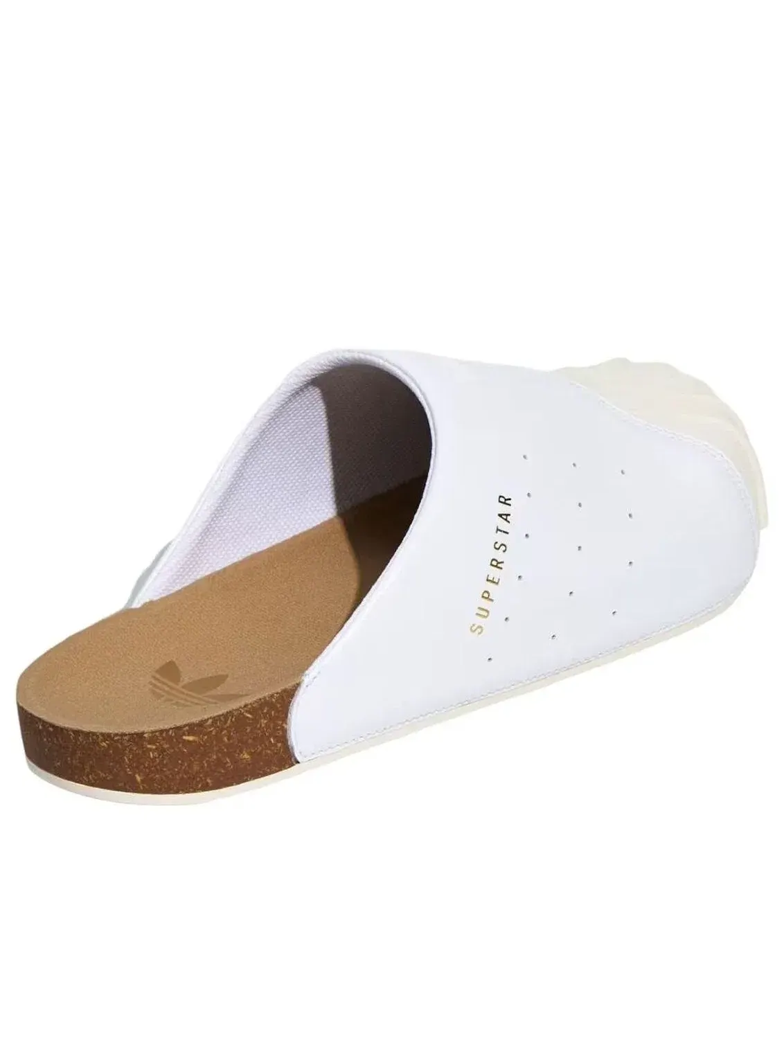 Мужские шлепанцы с закрытым носком Adidas Adimule Superstar Slides — изображение 5 из 5, белый