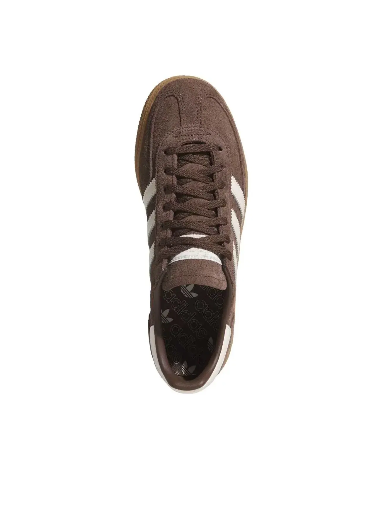 Мужские кроссовки с замшевым верхом Handball Spezial Adidas — изображение 2 из 5, коричневый
